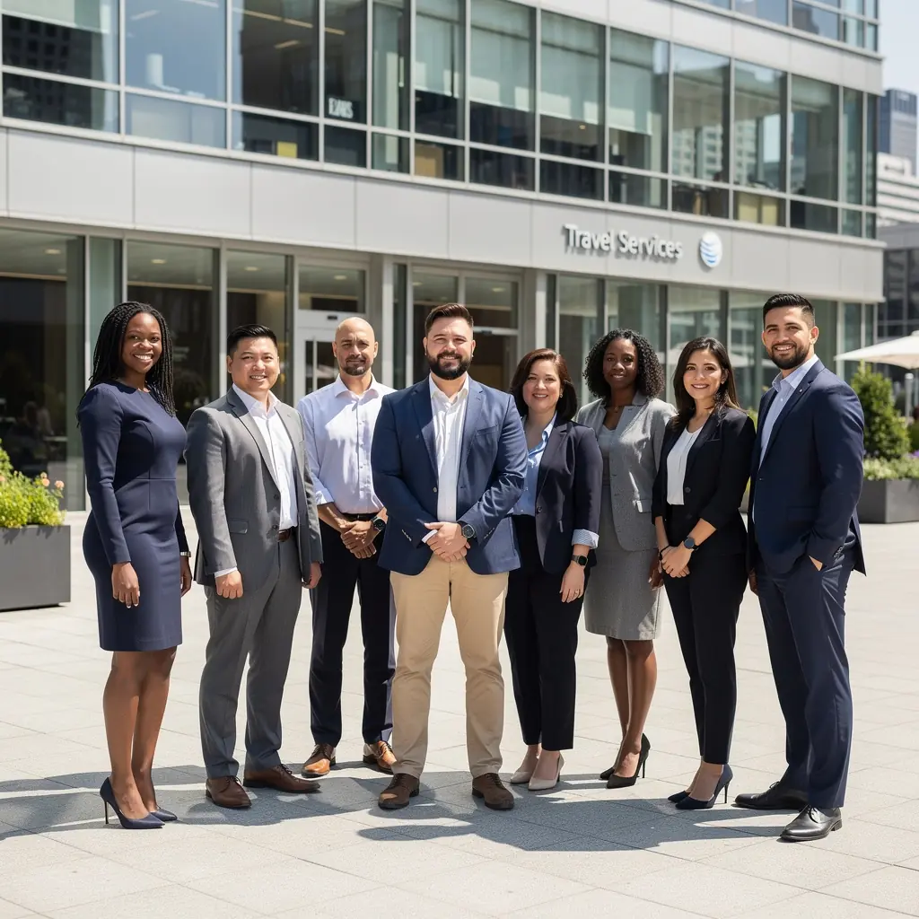 Kobieta korzysta z aplikacji mobilnej, aby szybko sprawdzić dostępne opcje podróży.